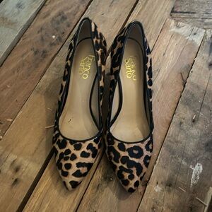 Franco Sarto women’s leopard heels size 7